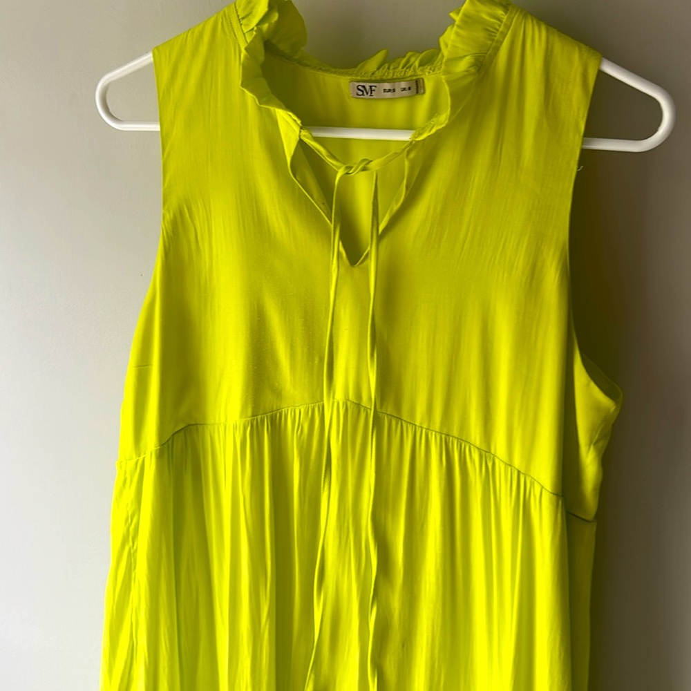 Chartreuse Maxi Dress
